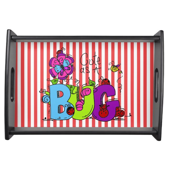 Cute as a Bug Serving Tray (Front)