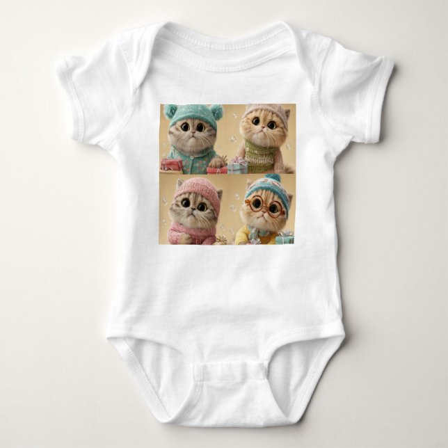 Cute as a Button Baby Bodysuit (Front)