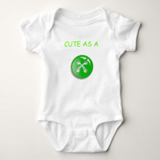 Cute as a Button Baby Bodysuit