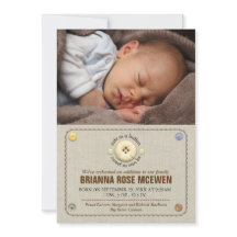 Cute as a Button Baby Photo Birth