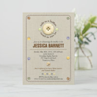 Cute as a Button Baby Shower