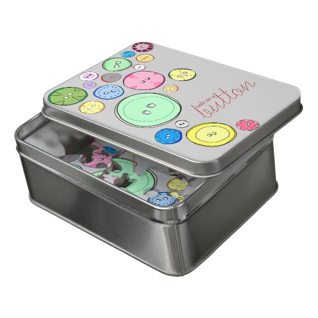 Cute as a Button Jigsaw Puzzle (Lid Open)