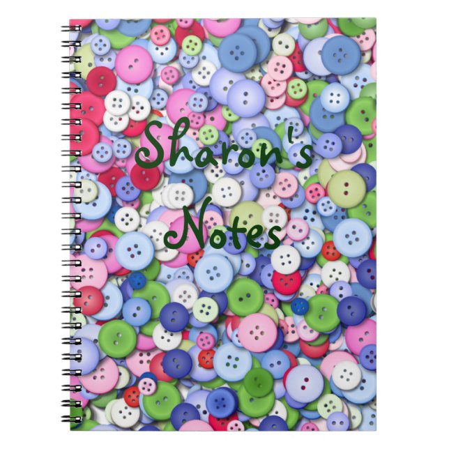 Cute as a button notebook (Front)