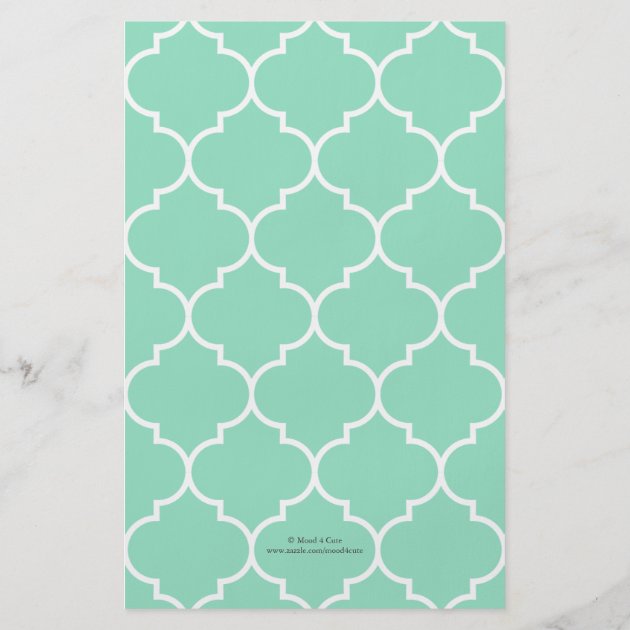 Cute As A Button (Turquoise) Flyer