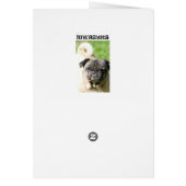 Cute as a Pug Cards (Back)