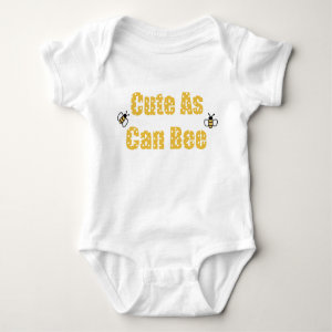 Cute as Can Bee baby Baby Bodysuit