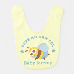Cute as Can Bee Baby Boy Bib