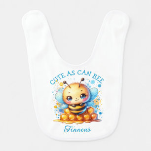 Cute as Can Bee   Honey bee Baby Boy's Bib