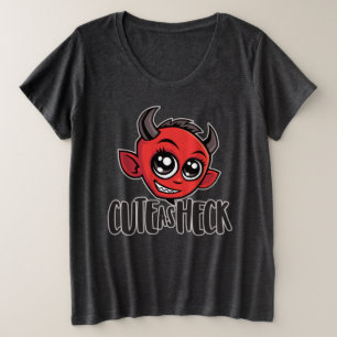 Cute as Heck Devil Plus Size T-Shirt