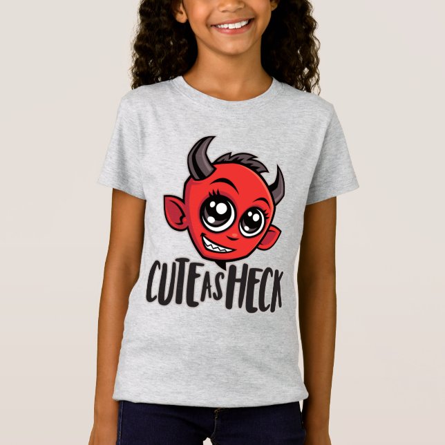 Cute as Heck Devil T-Shirt (Front)