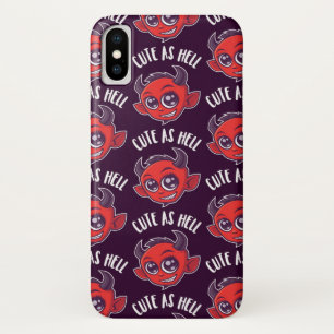 Cute as Hell Devil iPhone X Case