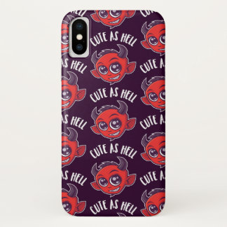 Cute as Hell Devil iPhone X Case