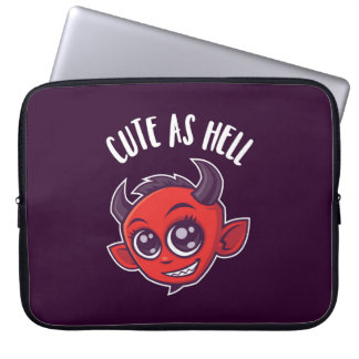 Cute as Hell Devil Laptop Sleeve