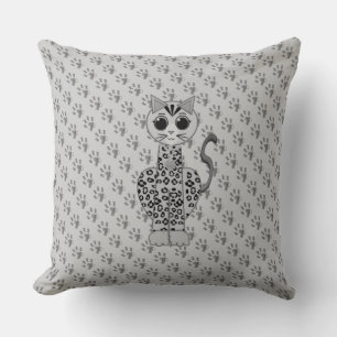 Cute Ashera Cat Throw Pillow