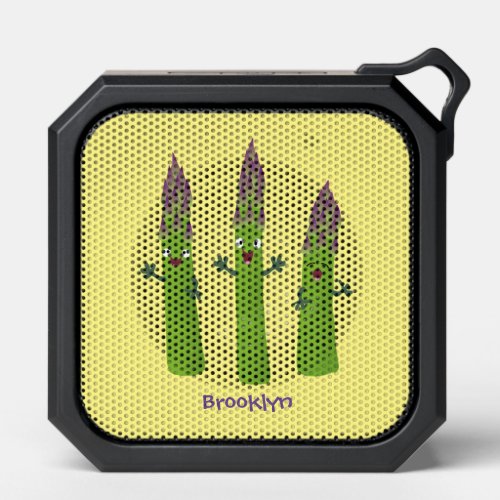 Cute asparagus singing vegetable trio cartoon bluetooth speaker