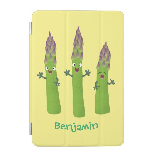 Cute asparagus singing vegetable trio cartoon iPad mini cover