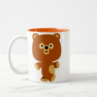 Cute Assertive Cartoon Bear Mug