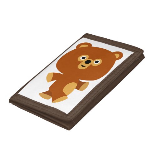 Cute Assertive Cartoon Bear Wallet
