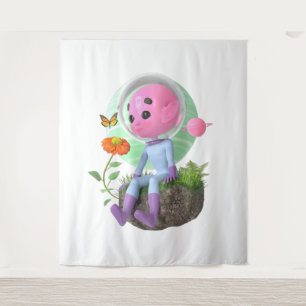 Cute Asteroid  Tapestry