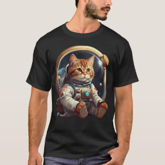 Cute Astronaut Cat - Astrocat T-Shirt