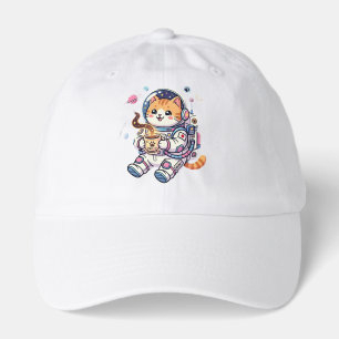 Cute Astronaut Cat hat & caps
