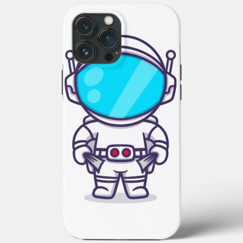 Cute astronaut dont have money iPhone 13 pro max case