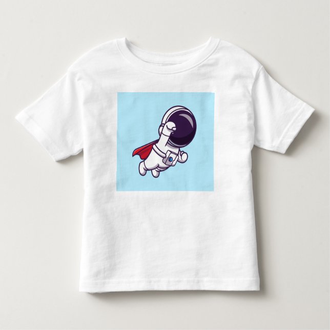 Cute Astronaut Shirt For Toddler, (Front)
