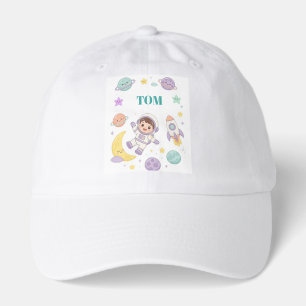 Cute Astronaut Space Adventure for Kids Hat