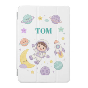 Cute Astronaut Space Adventure for Kids iPad Mini Cover