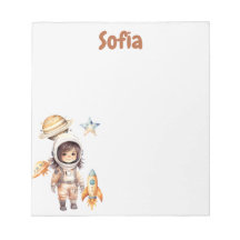 Cute astronaut Space Adventure personalized