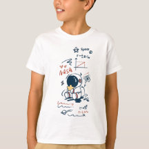 Cute Astronaut Space Cartoon Graphic kid s T-Shirt
