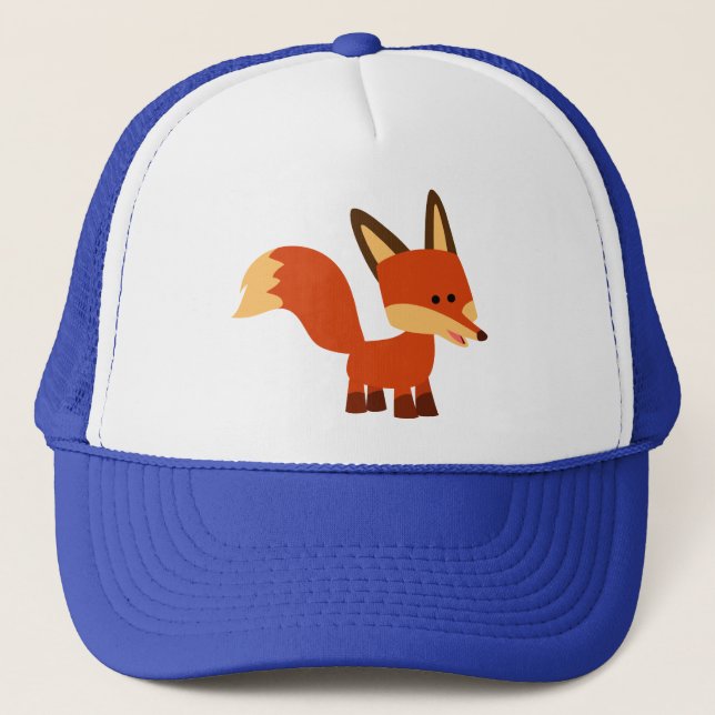 Cute Astute Cartoon Fox Hat (Front)