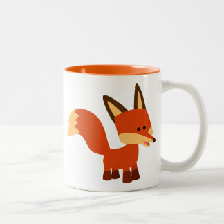 Cute Astute Cartoon Fox Mug