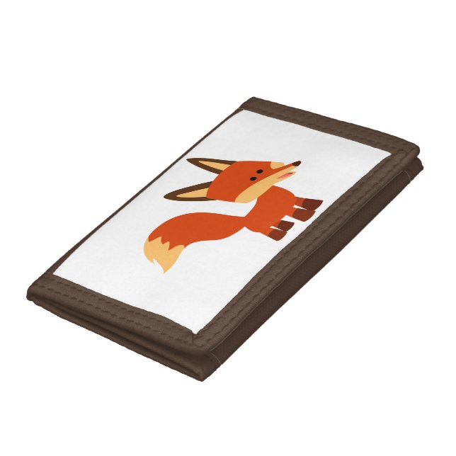 Cute Astute Cartoon Fox Wallet (Bottom)
