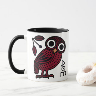 Cute Athenian Owl Coin Ancient Greek Mug