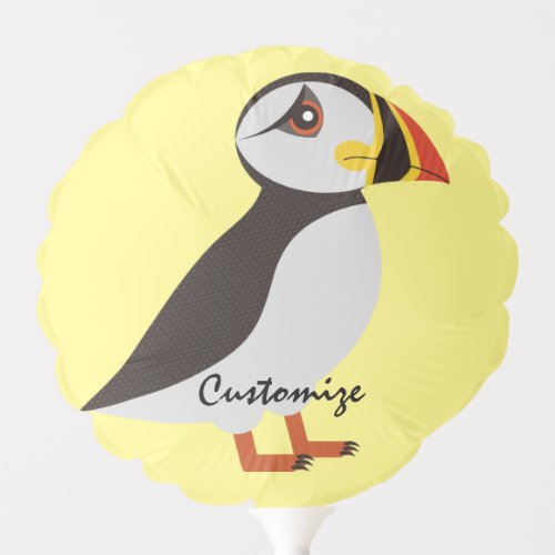 Cute Atlantic puffin design Thunder_Cove Balloon