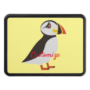 Cute Atlantic puffin design Thunder_Cove Hitch Cover