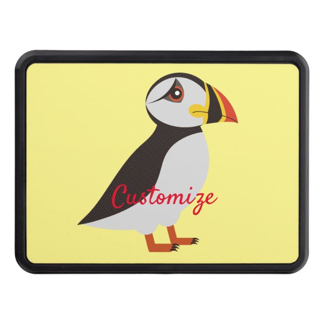 Cute Atlantic puffin design Thunder_Cove Hitch Cover (Front)