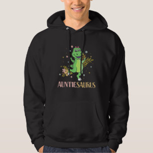 Cute Aunt Dinosaur Florist Auntie Hoodie