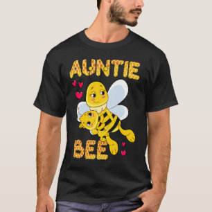 Cute Auntie Bee Mother's Day Beekeeper Matching Fa T-Shirt