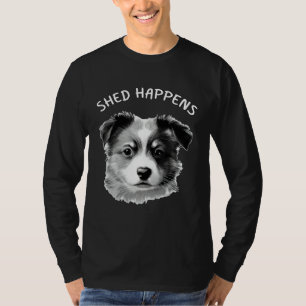 Cute Aussie Shepherd Australian Shepherd Saying Sh T-Shirt