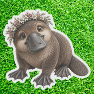 Cute Aussie Wildlife Platypus Sticker