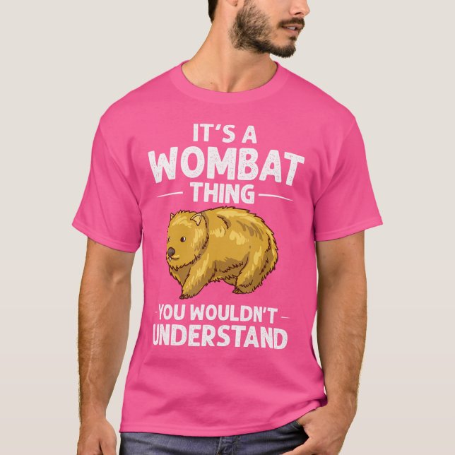 Cute Australia Funny Marsupial T-Shirt (Front)
