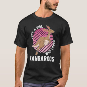 Cute Australian Kangaroo Zoo Animal Aussie Kangar T-Shirt