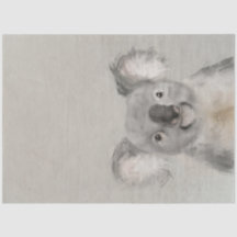 Cute Australian Koala Decoupage Tissue Paper 