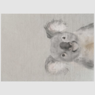 Cute Australian Koala Decoupage Tissue Paper 