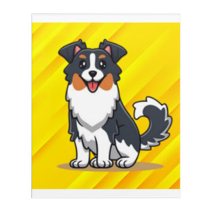 Cute Australian Shepherd-23144 Acrylic Print