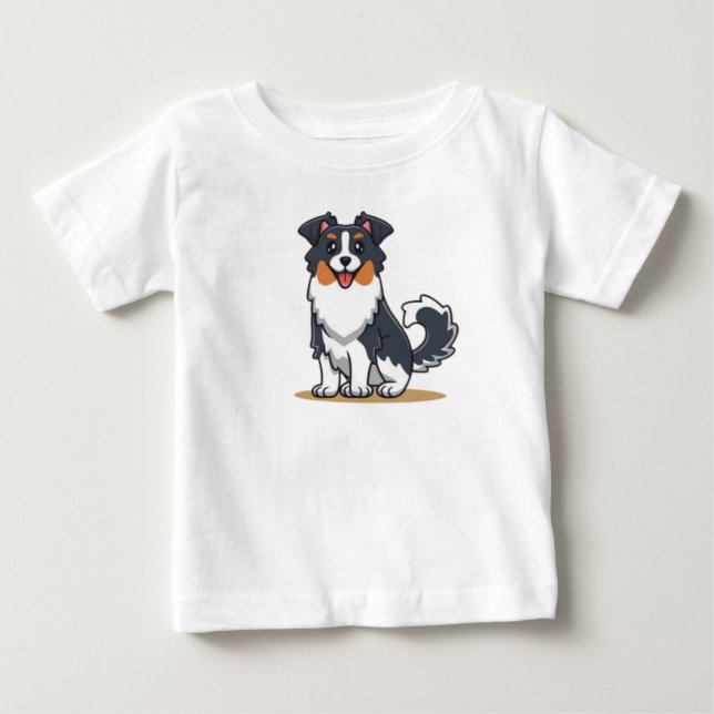 Cute Australian Shepherd-23144 Baby T-Shirt (Front)