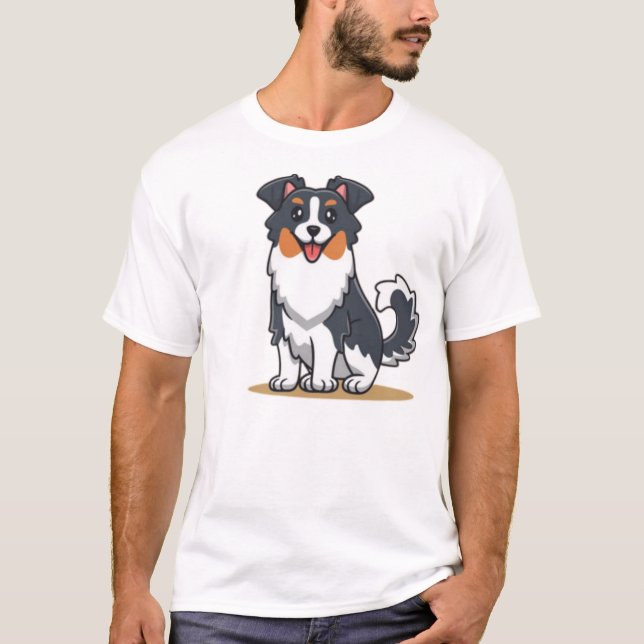 Cute Australian Shepherd-23144 T-Shirt (Front)