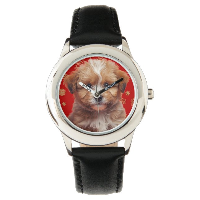 Cute Australian Shepherd Kid's Watch (Front)